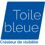 Toile bleue logo