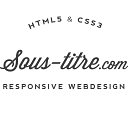 Sous-titre Webdesign