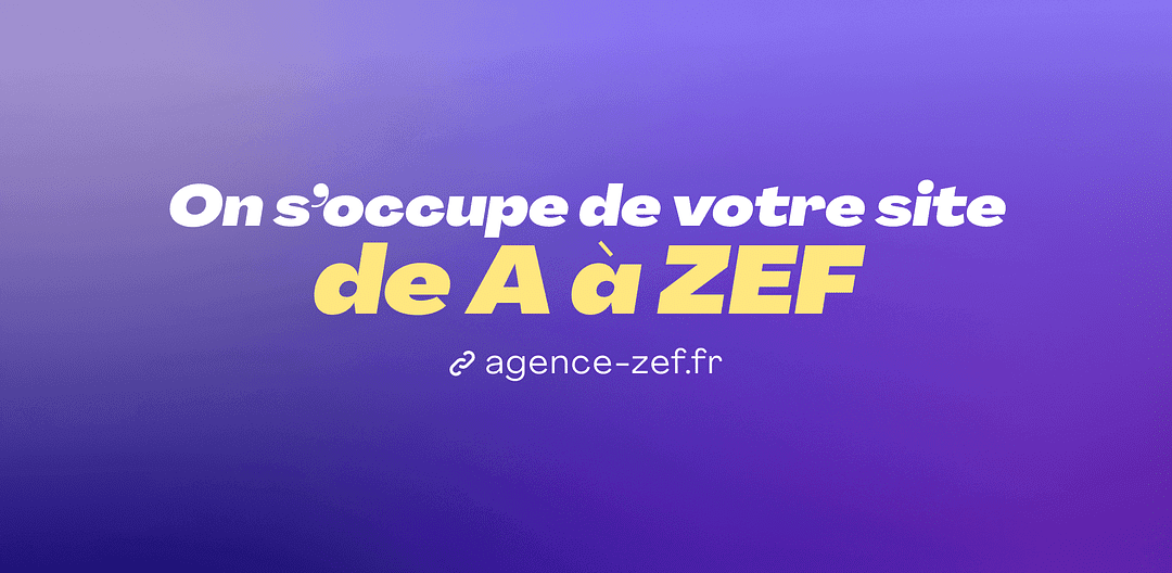 Agence Zef cover