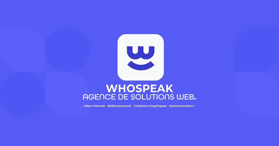 WhoSpeak - Agence de solutions web sur la Côte d'Azur. cover
