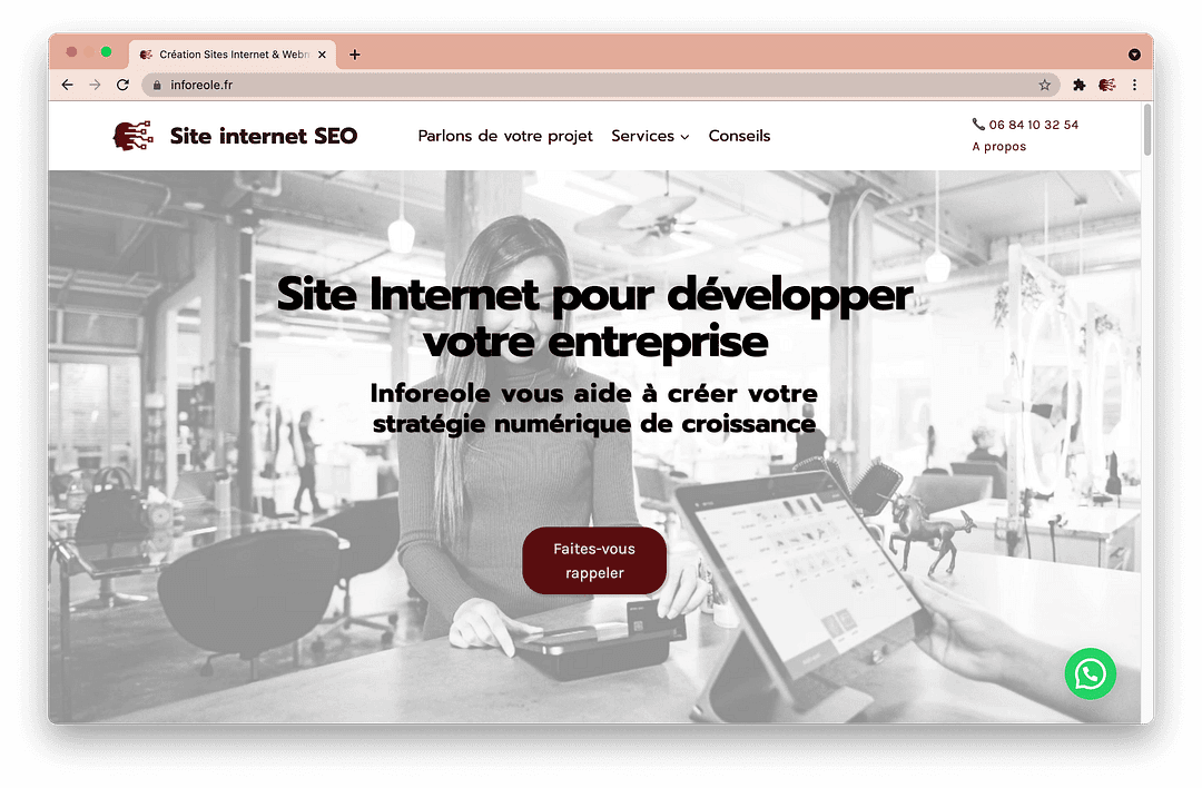 Inforeole ⎜Création site Internet SEO cover
