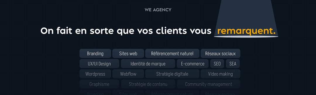 We Agency France cover