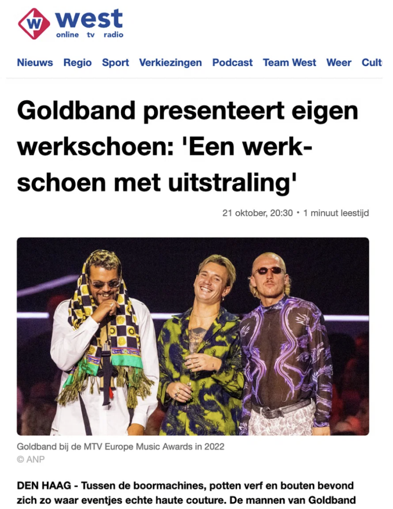 Goldbrand X Steel Blue in the Press