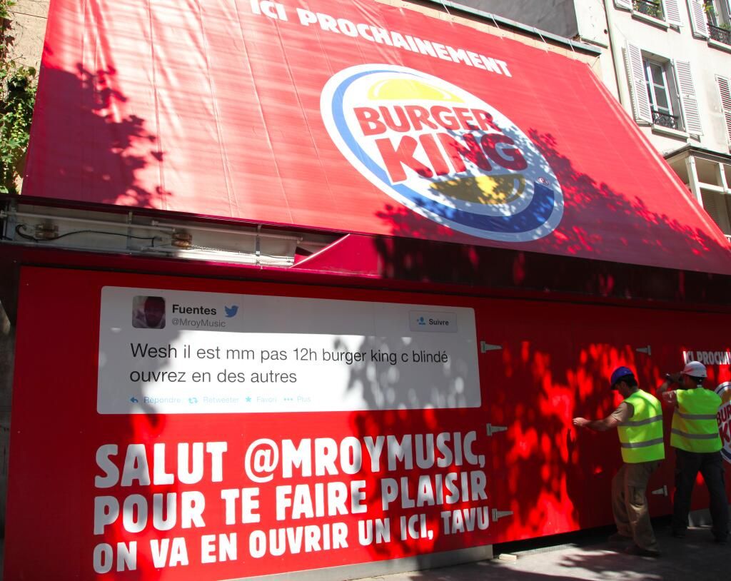 Street marketing Burger King | Sortlist Blog