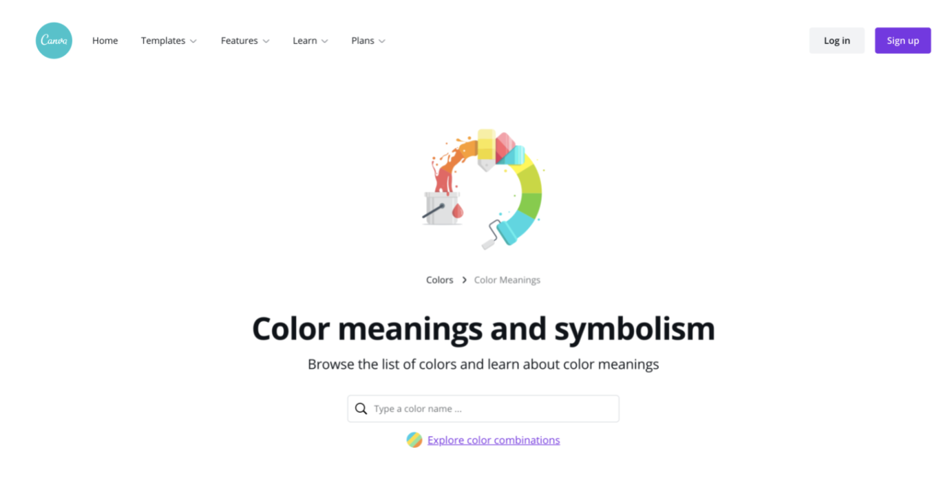 Canva Color Meaning
