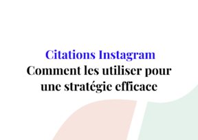 Citations Instagram