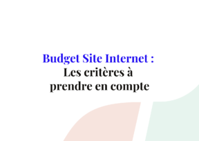 budget site internet