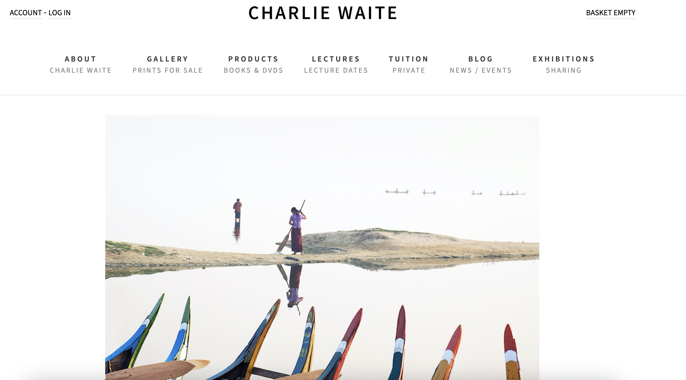 Portfolio marketing Charlie Waite